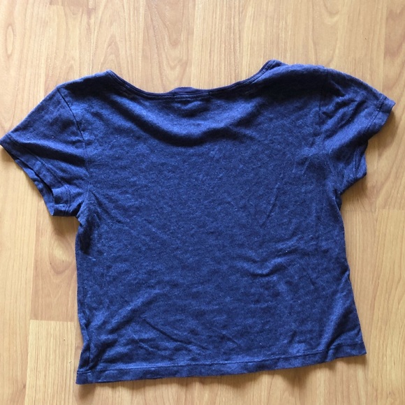 Cropped Cotton blend Astrology T - Picture 3 of 4